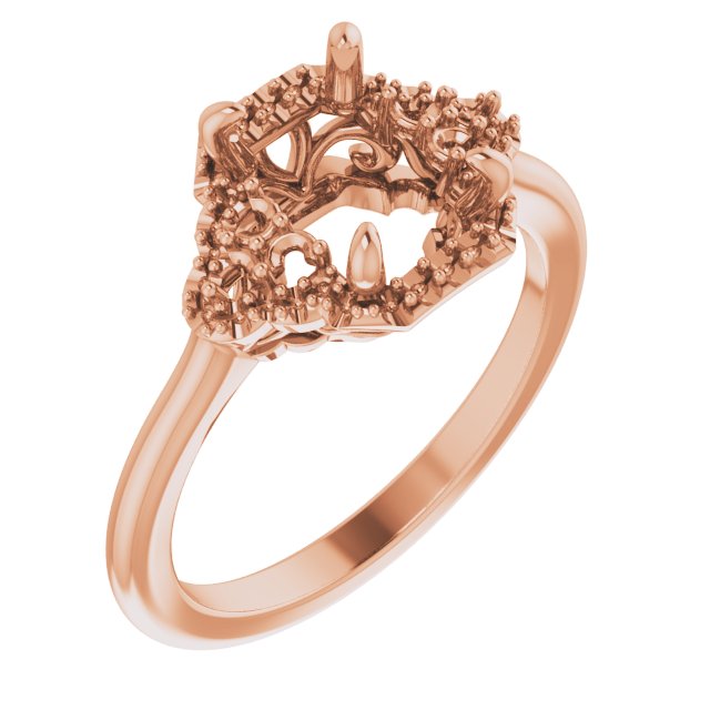 Accented Engagement Ring or Band