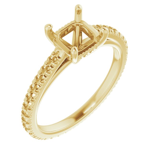 Accented Eternity-Style Engagement Ring