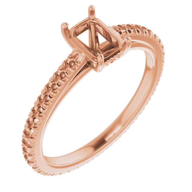 Accented Eternity-Style Engagement Ring