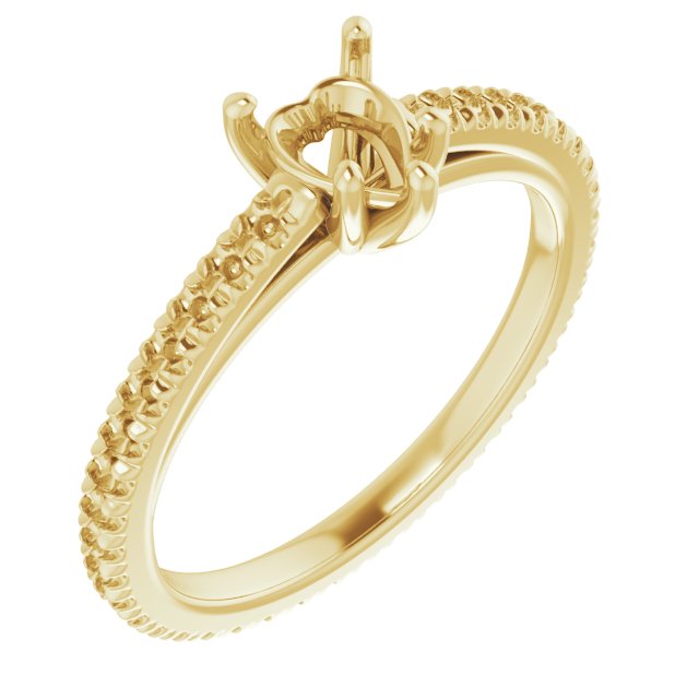 Accented Eternity-Style Engagement Ring