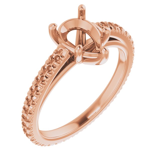 Accented Eternity-Style Engagement Ring