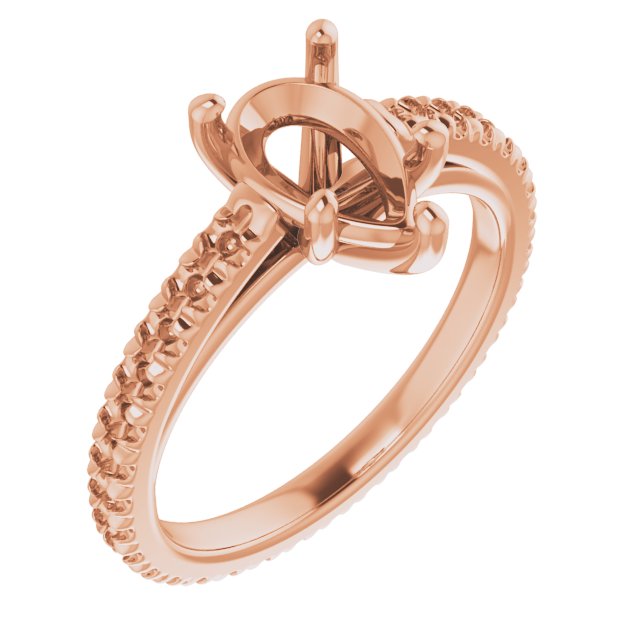 Accented Eternity-Style Engagement Ring