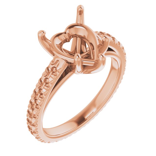 Accented Eternity-Style Engagement Ring