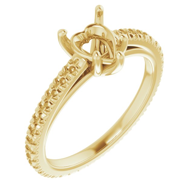 Accented Eternity-Style Engagement Ring