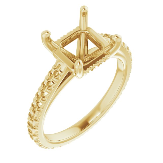 Accented Eternity-Style Engagement Ring