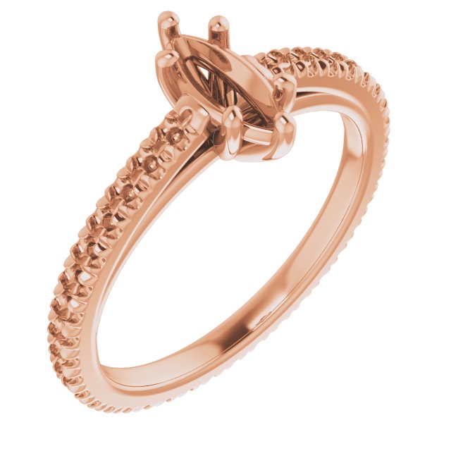 Accented Eternity-Style Engagement Ring