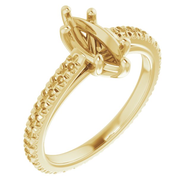 Accented Eternity-Style Engagement Ring