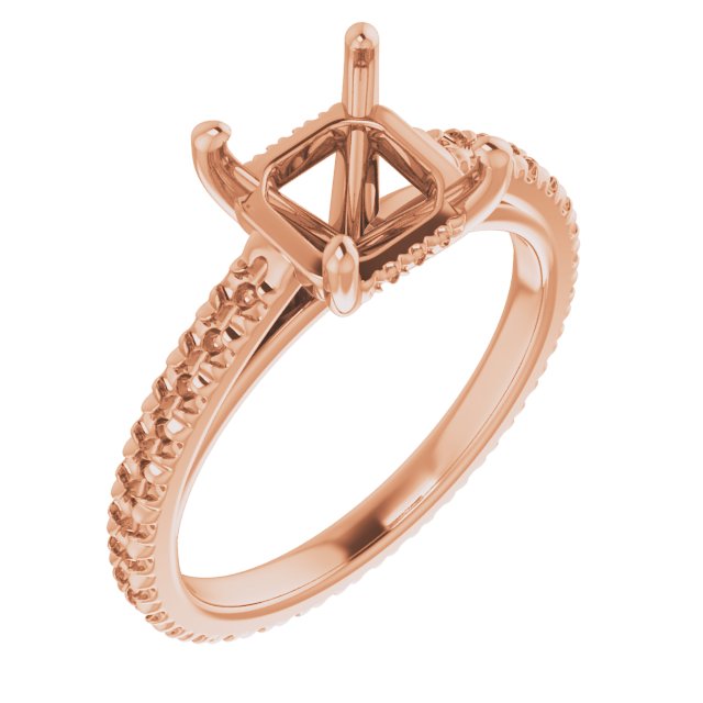 Accented Eternity-Style Engagement Ring