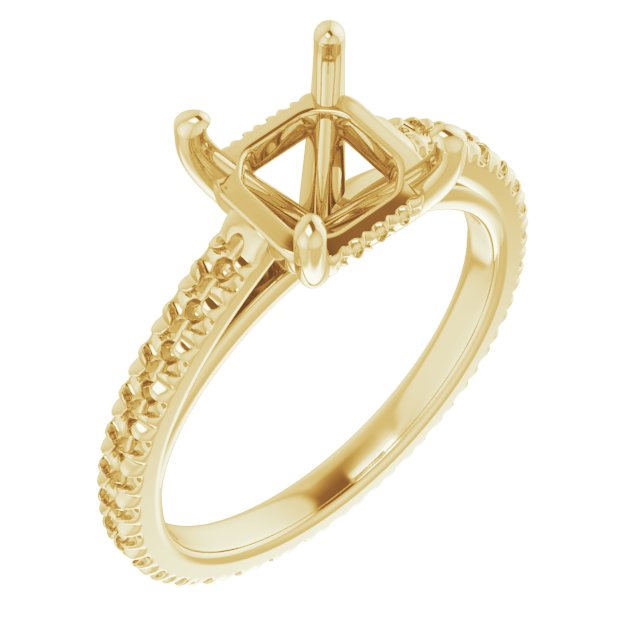 Accented Eternity-Style Engagement Ring