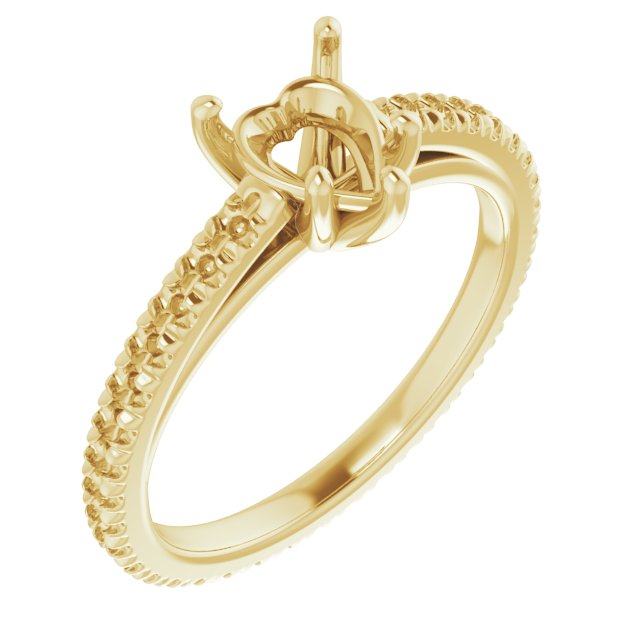 Accented Eternity-Style Engagement Ring