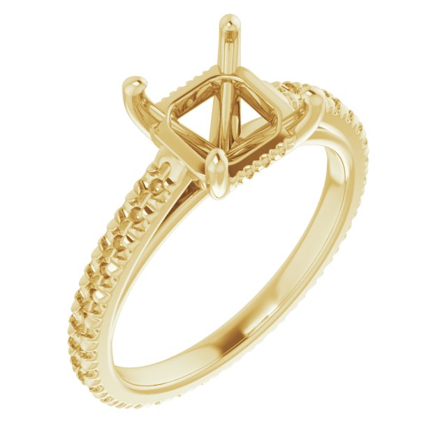 Accented Eternity-Style Engagement Ring