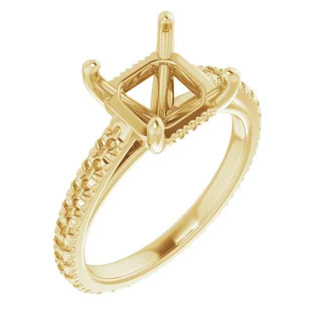Accented Eternity-Style Engagement Ring