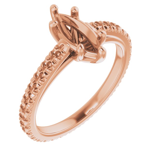 Accented Eternity-Style Engagement Ring