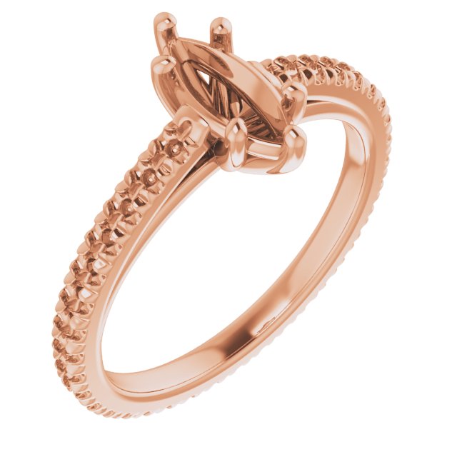 Accented Eternity-Style Engagement Ring