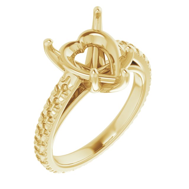 Accented Eternity-Style Engagement Ring