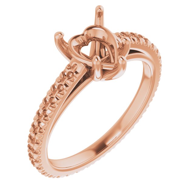 Accented Eternity-Style Engagement Ring