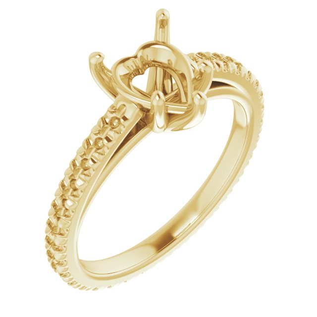 Accented Eternity-Style Engagement Ring