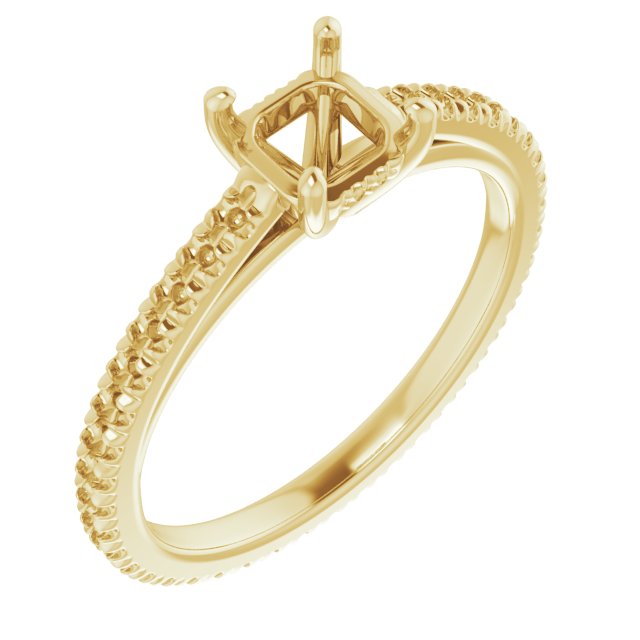 Accented Eternity-Style Engagement Ring