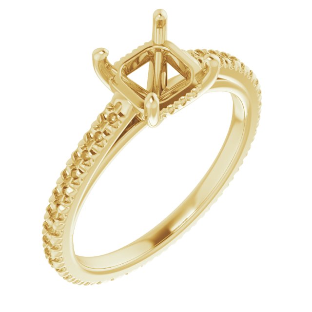Accented Eternity-Style Engagement Ring