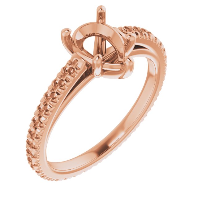 Accented Eternity-Style Engagement Ring