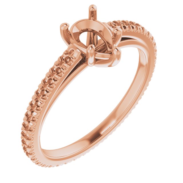 Accented Eternity-Style Engagement Ring