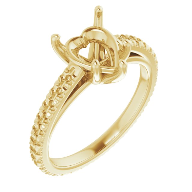 Accented Eternity-Style Engagement Ring