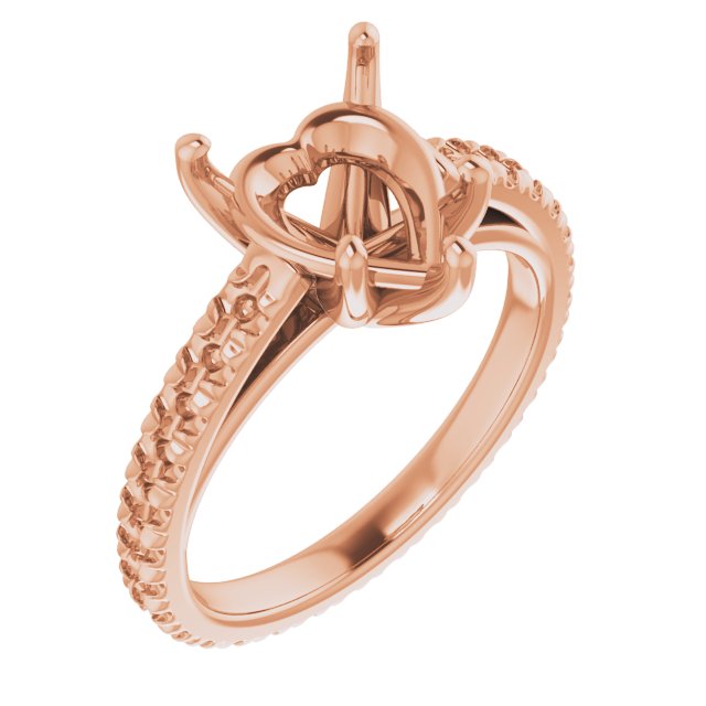 Accented Eternity-Style Engagement Ring