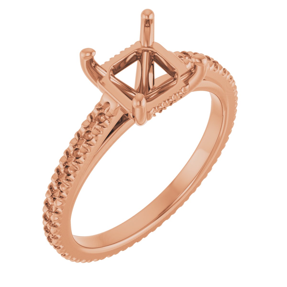 Accented Eternity-Style Engagement Ring