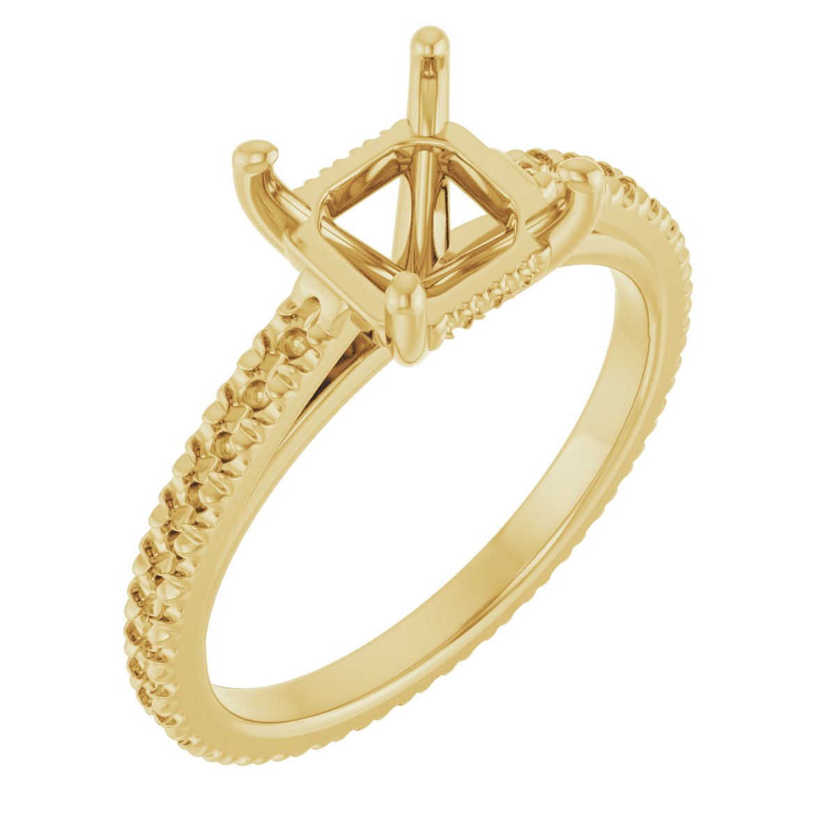 Accented Eternity-Style Engagement Ring