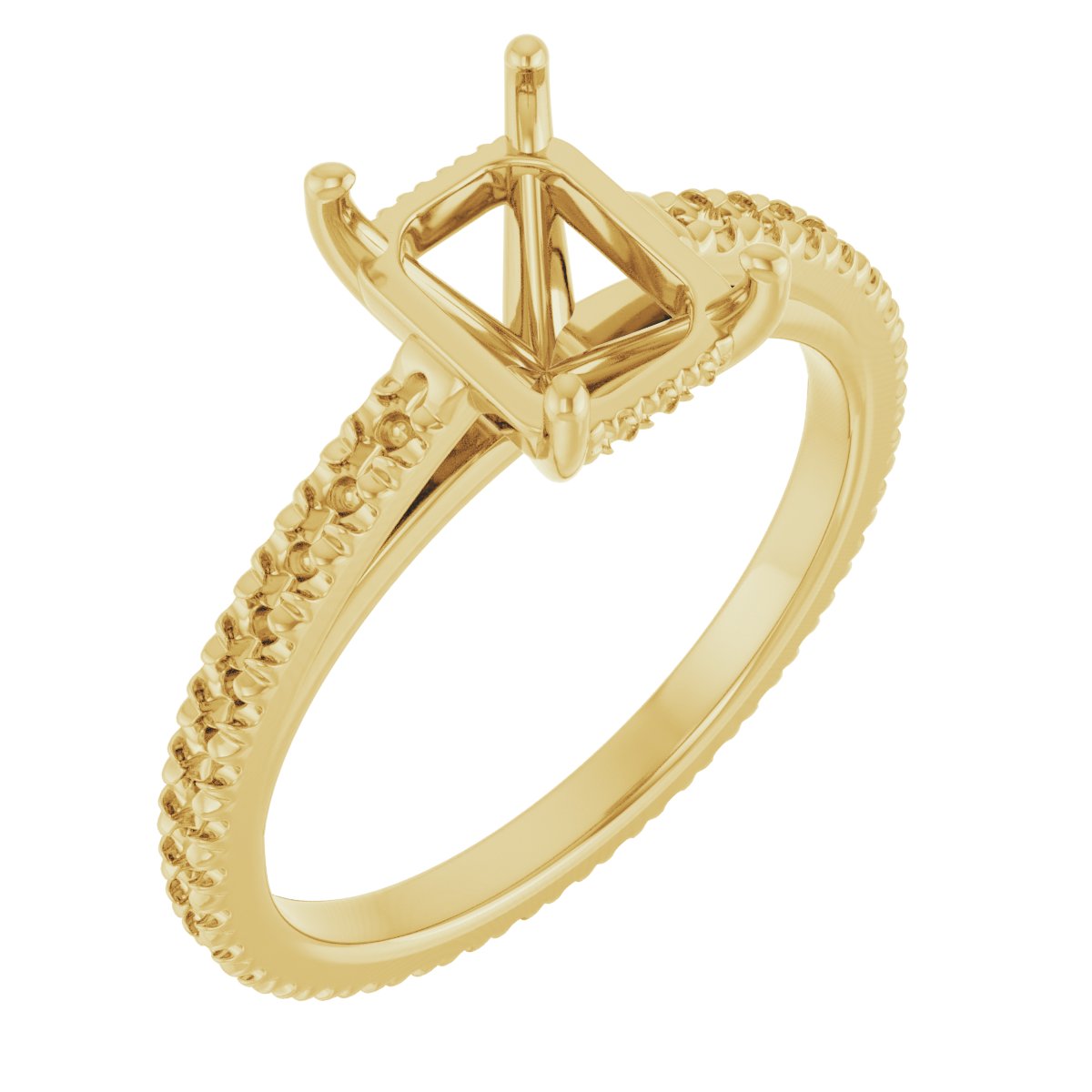 Accented Eternity-Style Engagement Ring
