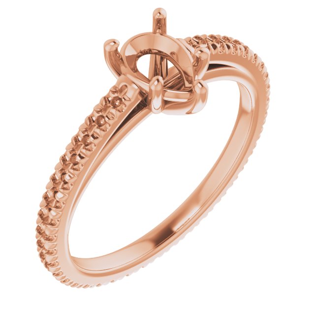 Accented Eternity-Style Engagement Ring