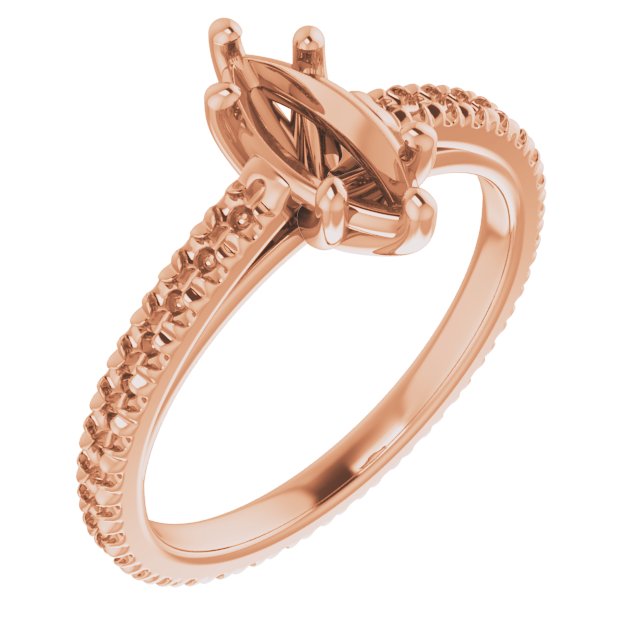 Accented Eternity-Style Engagement Ring