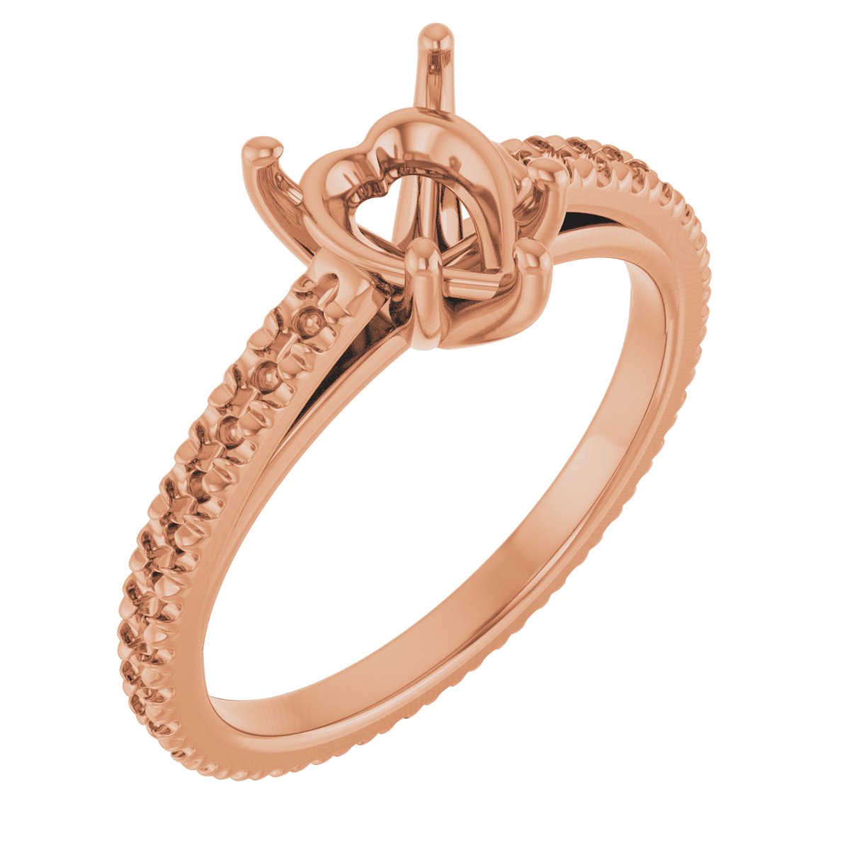 Accented Eternity-Style Engagement Ring