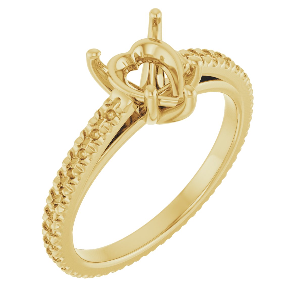 Accented Eternity-Style Engagement Ring