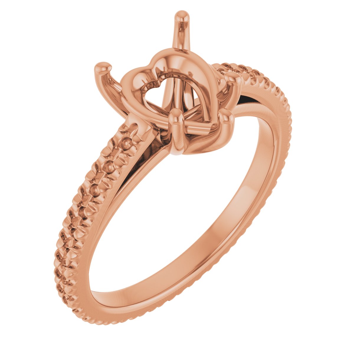 Accented Eternity-Style Engagement Ring