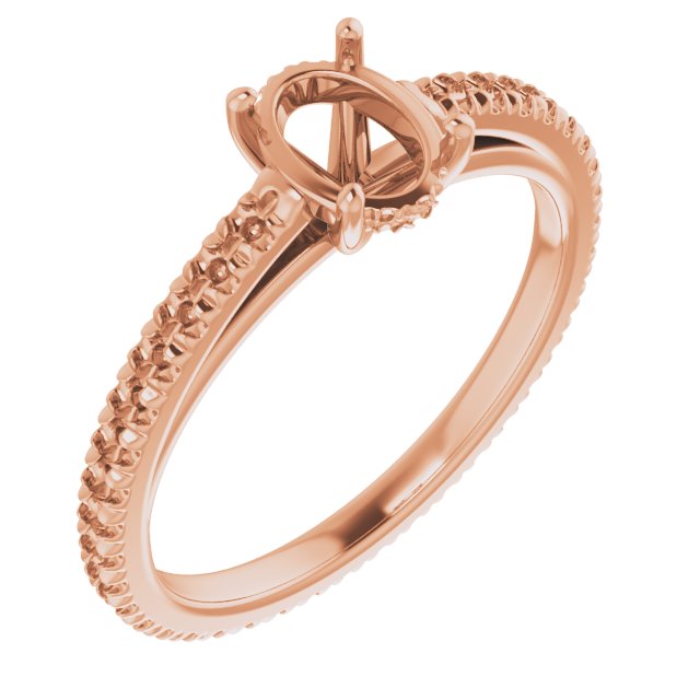 Accented Eternity-Style Engagement Ring