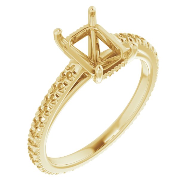 Accented Eternity-Style Engagement Ring