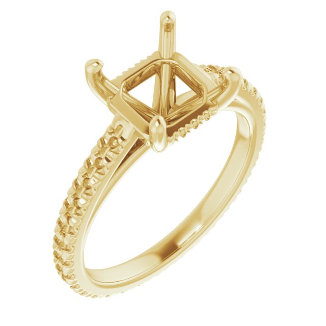 Accented Eternity-Style Engagement Ring