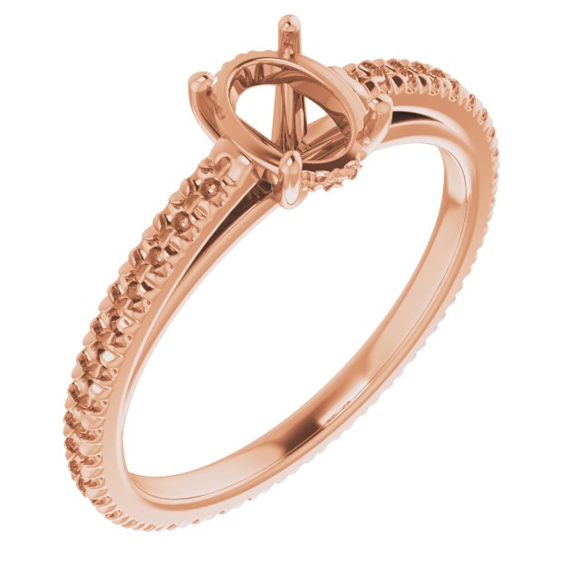 Accented Eternity-Style Engagement Ring