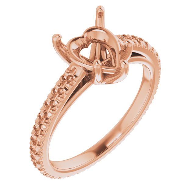 Accented Eternity-Style Engagement Ring