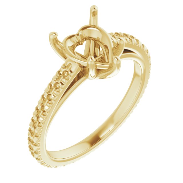 Accented Eternity-Style Engagement Ring