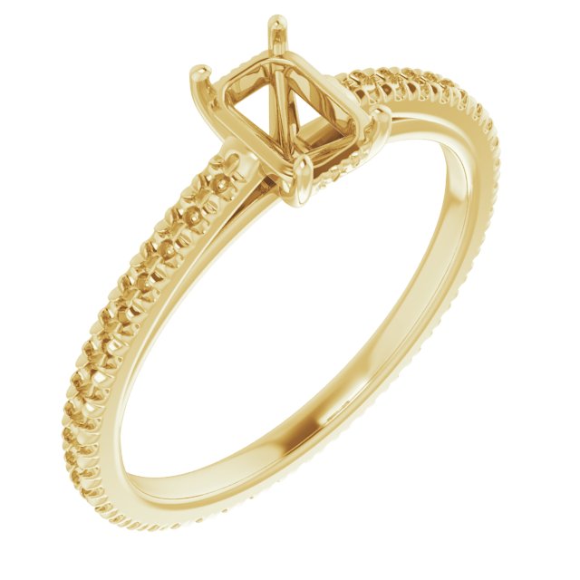 Accented Eternity-Style Engagement Ring
