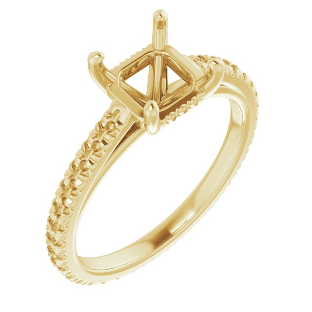 Accented Eternity-Style Engagement Ring