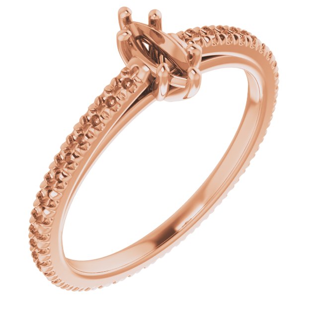 Accented Eternity-Style Engagement Ring