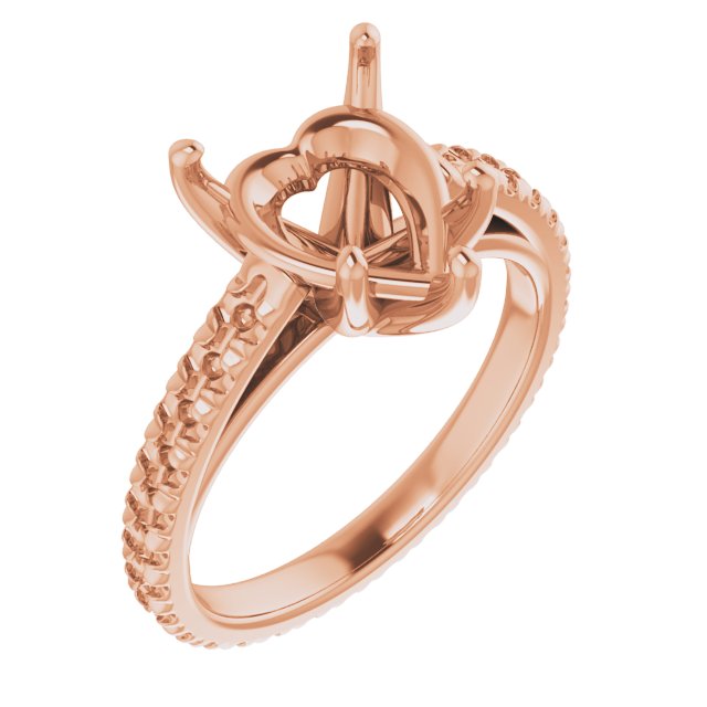 Accented Eternity-Style Engagement Ring
