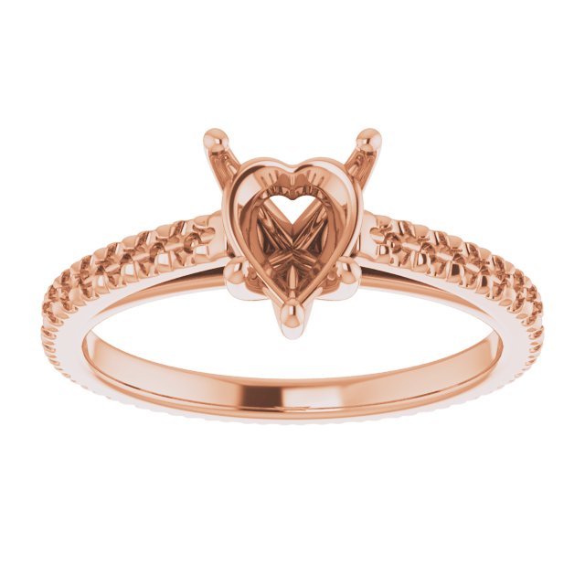 Accented Eternity-Style Engagement Ring