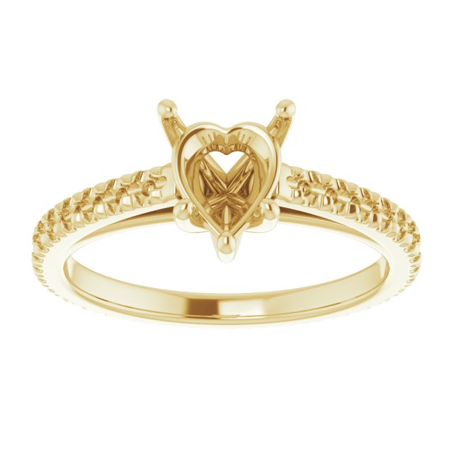Accented Eternity-Style Engagement Ring