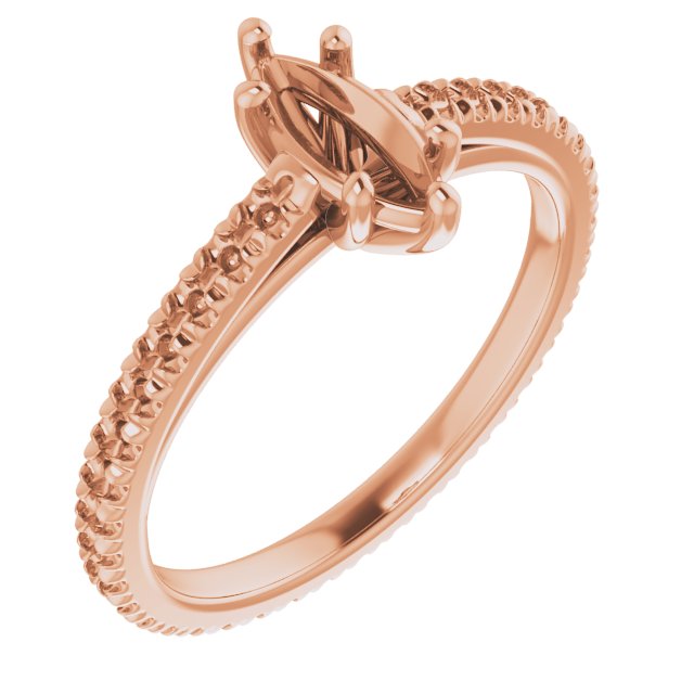 Accented Eternity-Style Engagement Ring