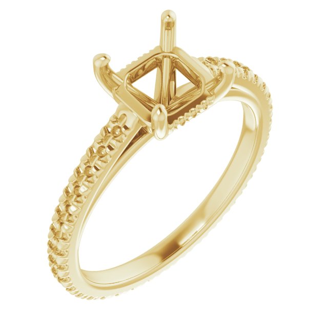 Accented Eternity-Style Engagement Ring