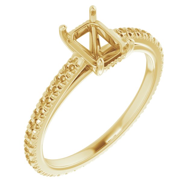 Accented Eternity-Style Engagement Ring